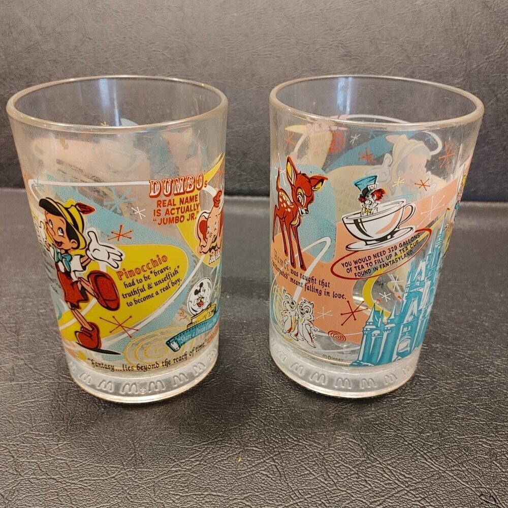 Vintage Disney 100 Years of Magic McDonald's Glasses - Picture 2 of 8